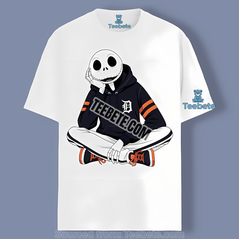 Jack Skellington Detroit Tigers Hoodie Vintage Shirt
