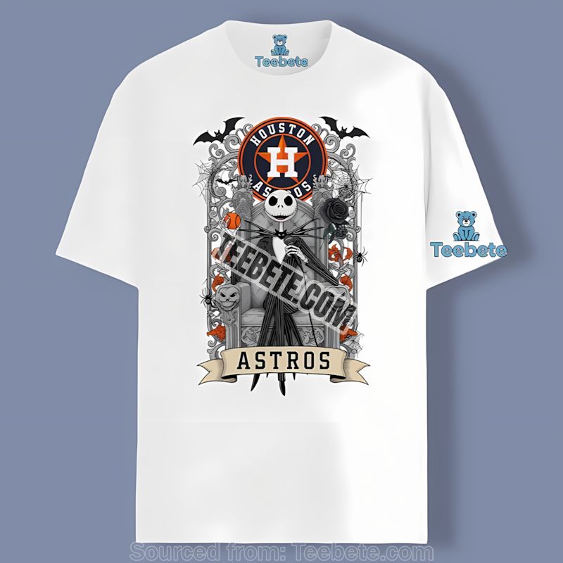 Jack Skellington Houston Astros Throne Sports Shirt