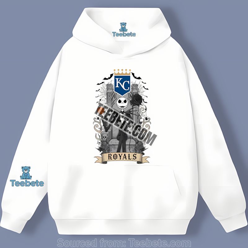 Jack Skellington Kansas City Royals Throne Scene Hoodie Jack Skellington Kansas City Royals Throne Scene Hoodie