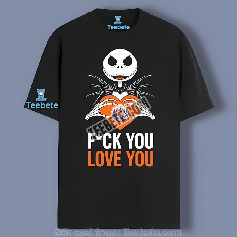 Jack Skellington New York Mets Throne Color Shirt