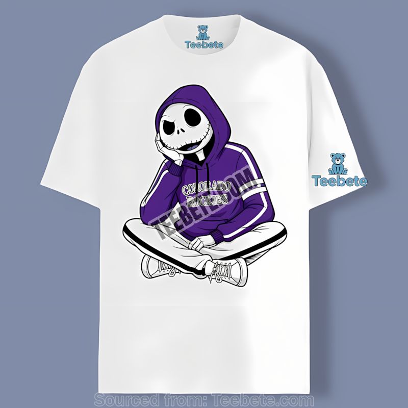 Jack Skellington Rockies Hoodie Relaxed Shirt