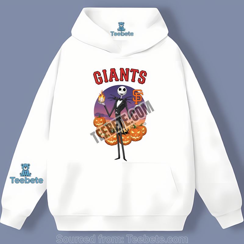 Jack Skellington San Francisco Giants Halloween Adults Hoodie Jack Skellington San Francisco Giants Halloween Adults Hoodie