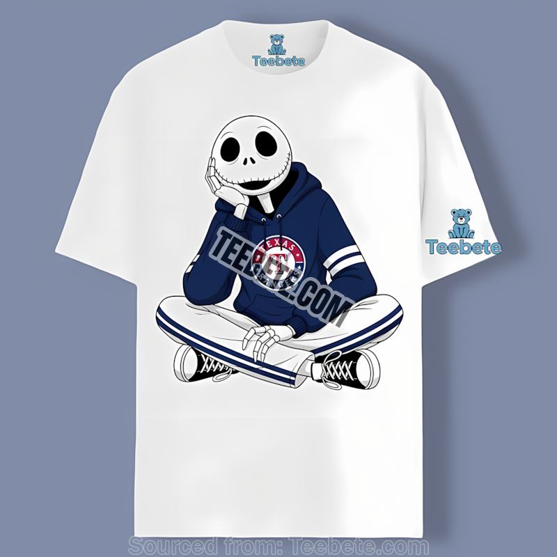 Jack Skellington Texas Rangers Hoodie Color Shirt