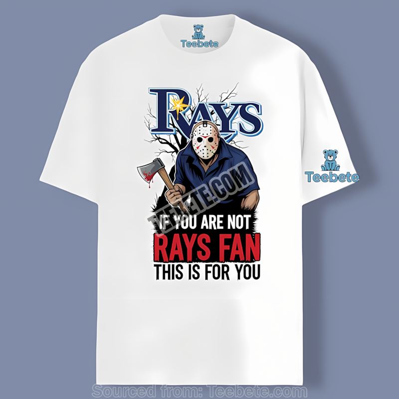 Jason Voorhees Halloween Supports Tampa Bay Rays Adults Shirt