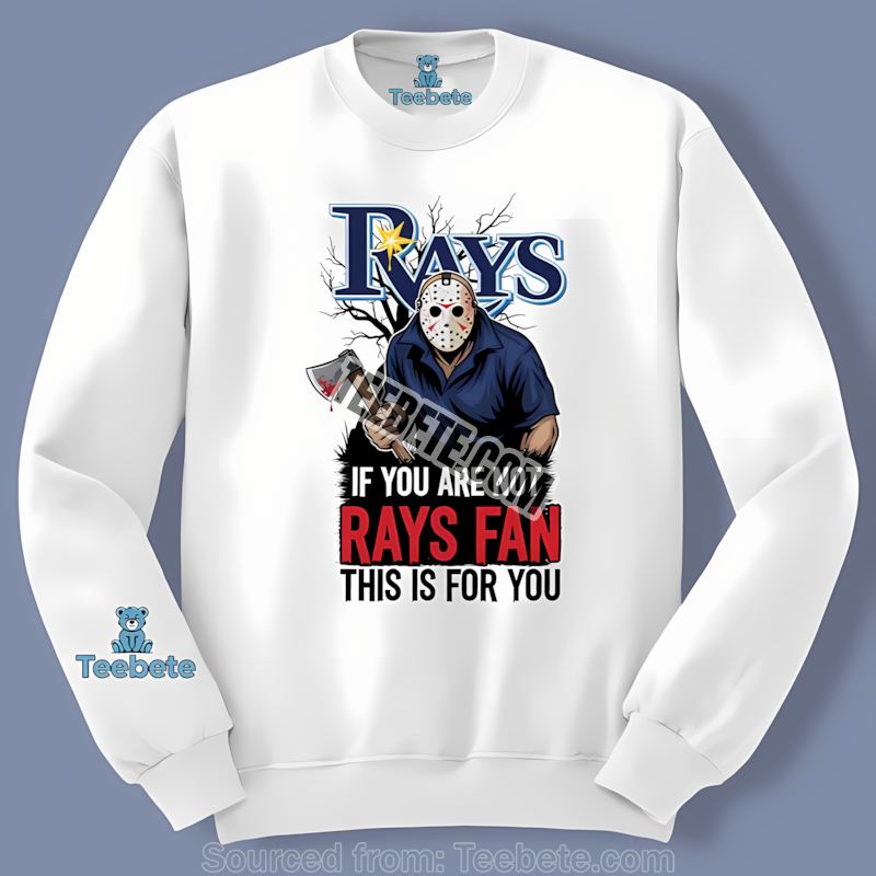 Jason Voorhees Halloween Supports Tampa Bay Rays Adults Long Sleeve Jason Voorhees Halloween Supports Tampa Bay Rays Adults Long Sleeve