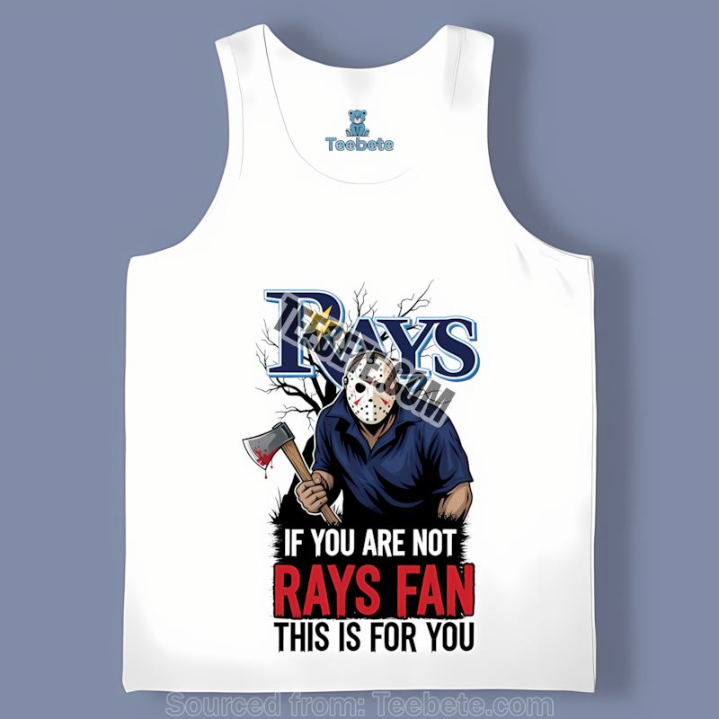 Jason Voorhees Halloween Supports Tampa Bay Rays Adults Tanktop Jason Voorhees Halloween Supports Tampa Bay Rays Adults Tanktop