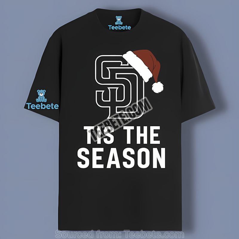 Joyful San Diego Padres Tis The Season Christmas Retro Shirt