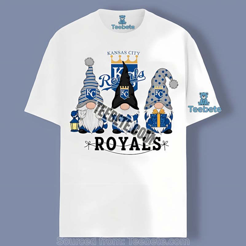 Kansas City Royals Christmas Gnomes Fans Adults Shirt