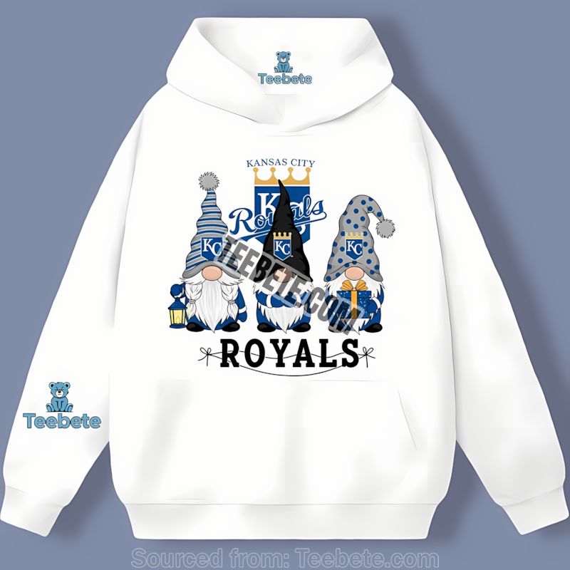 Kansas City Royals Christmas Gnomes Fans Adults Hoodie Kansas City Royals Christmas Gnomes Fans Adults Hoodie