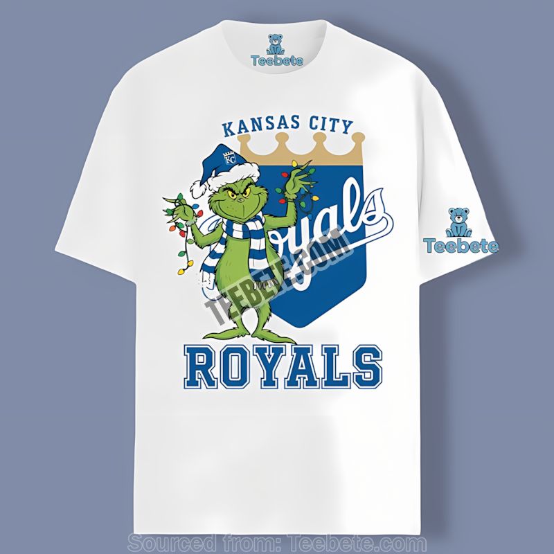 Kansas City Royals Grinch Christmas Fan Cotton Shirt