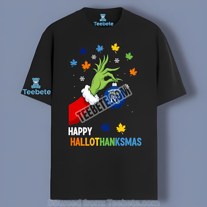 Kansas City Royals Happy Hallothanksmas Holiday Graphic Shirt