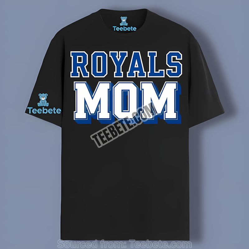 Kansas City Royals Mom Colorful Fan Baseball Shirt
