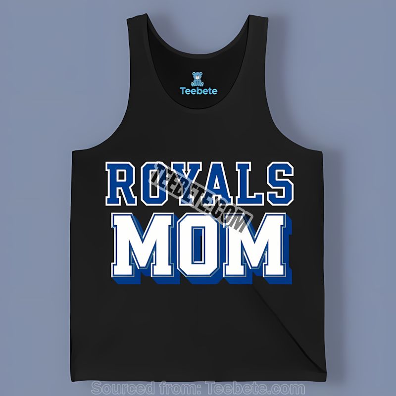 Kansas City Royals Mom Colorful Fan Baseball Tanktop Kansas City Royals Mom Colorful Fan Baseball Tanktop