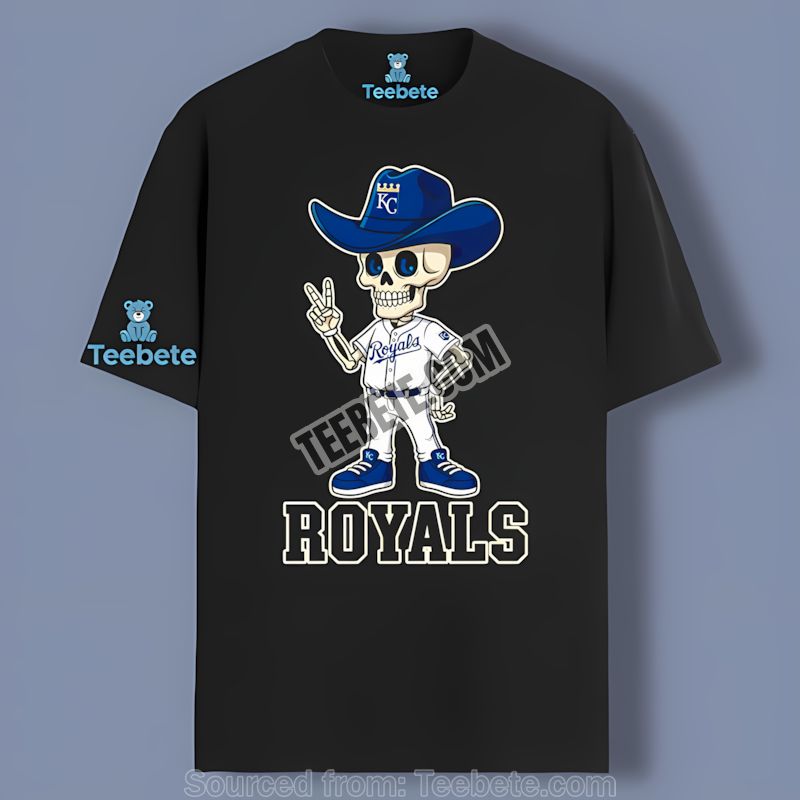 Kansas City Royals Skeleton Cowboy Western Style Shirt