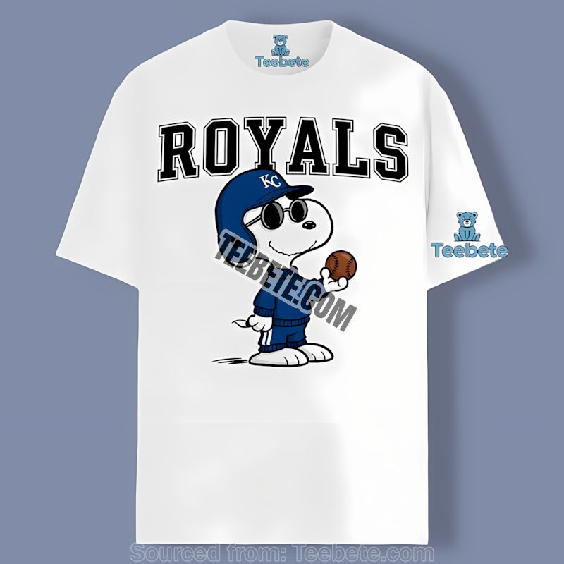 Kansas City Royals Vs Cool Snoopy Cartoon Classic Shirt