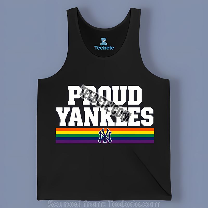 Lgbt Pride New York Yankees Color Tanktop Rainbow Baseball Style Lgbt Pride New York Yankees Color Tanktop Rainbow Baseball Style