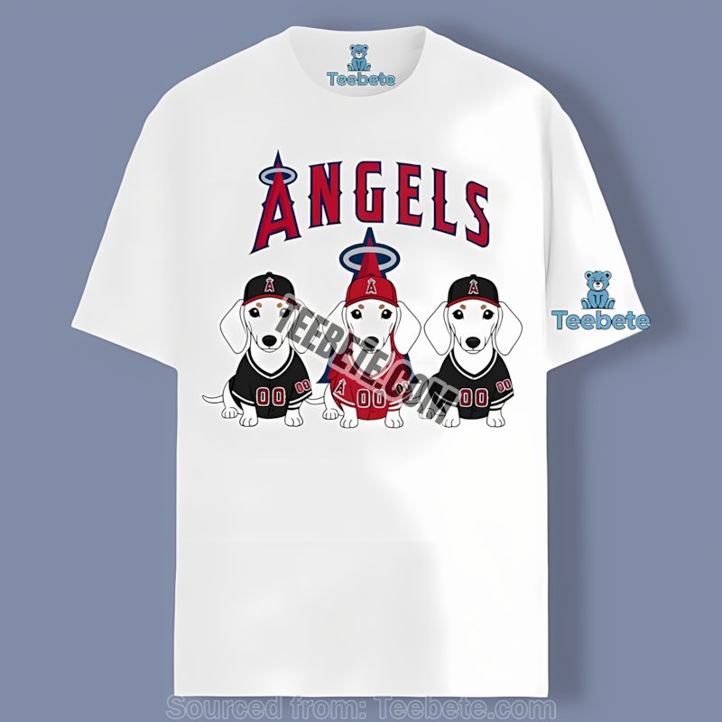 Los Angeles Angels Dachshund Dogs Shirt For Pet Lovers Vintage Style