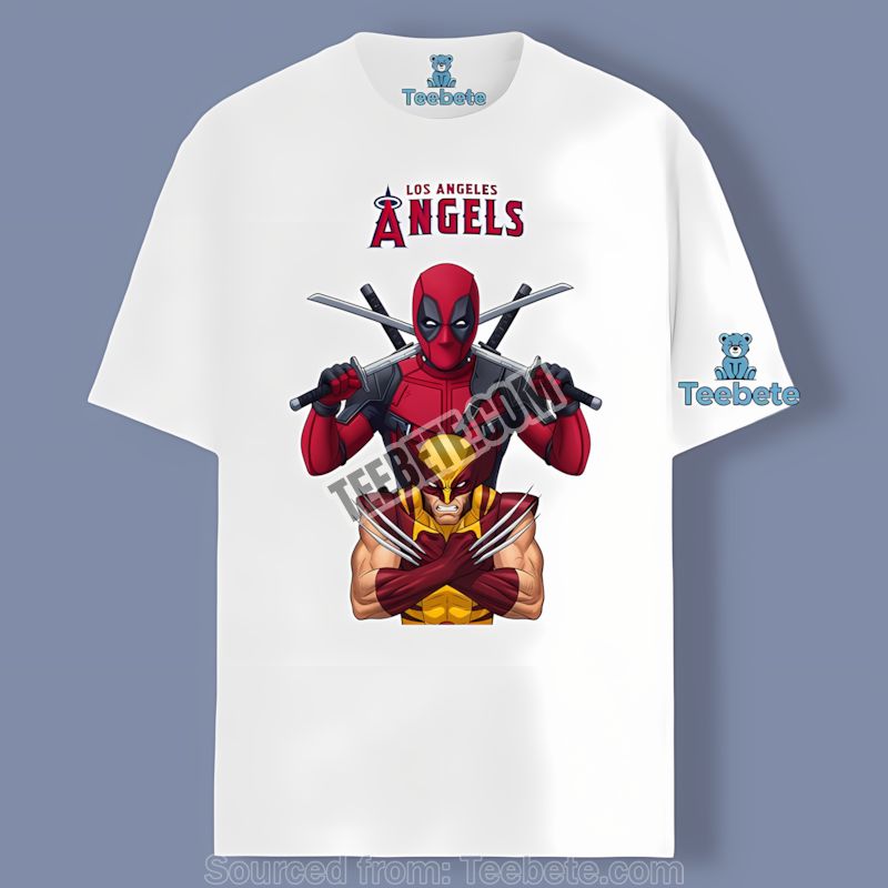 Los Angeles Angels Christmas Gnomes Shirt In Retro Holiday Style