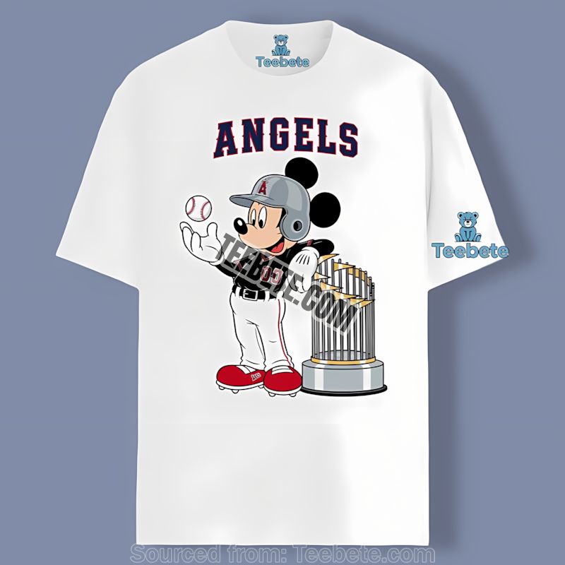 Los Angeles Angels Mickey Quarterback Shirt Baseball Adults