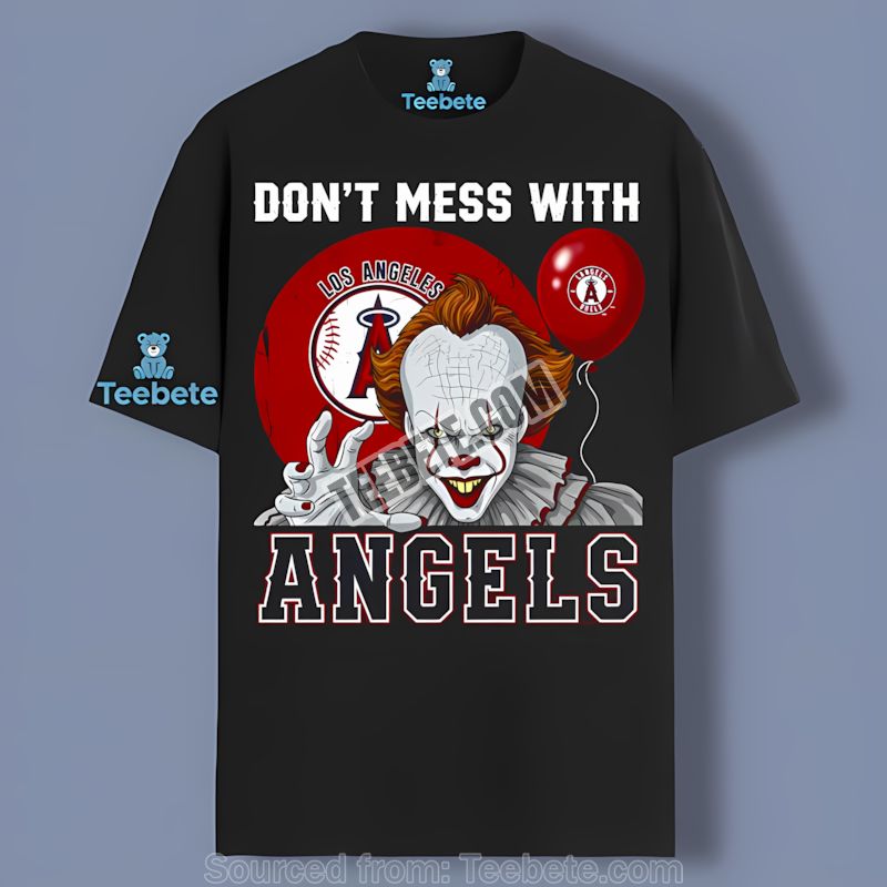 Los Angeles Angels Pennywise Halloween Shirt For Adults Fans