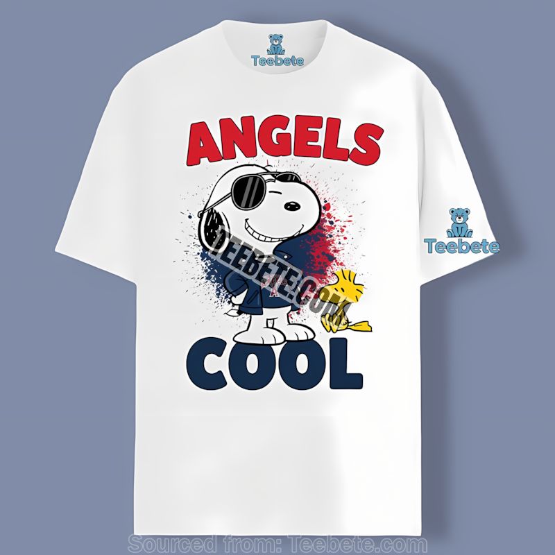Los Angeles Angels Snoopy Cool Shirt Unisex Baseball Fan Edition