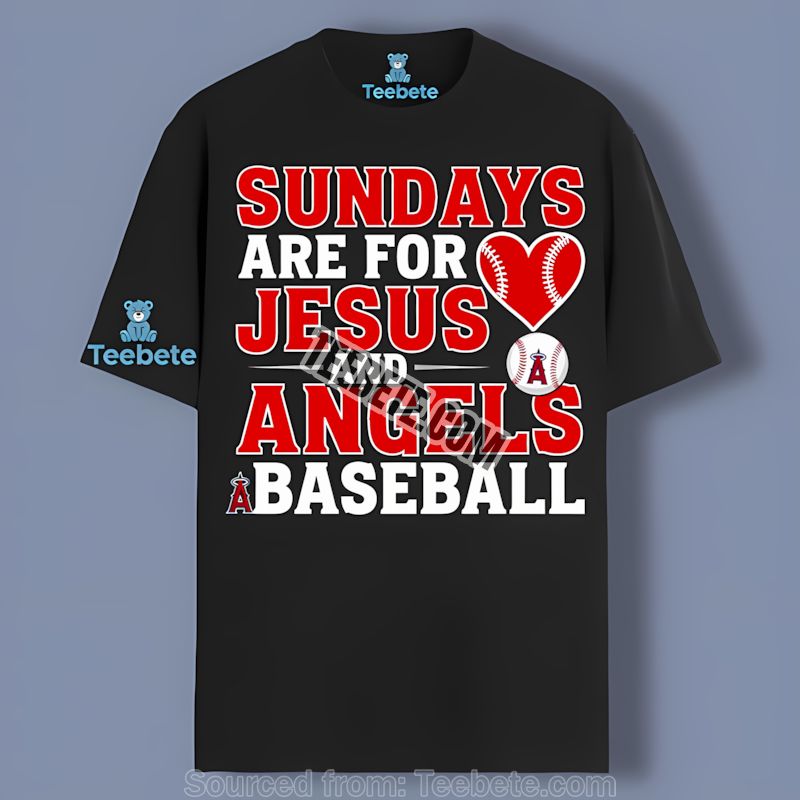 Los Angeles Angels Teacher Apple Teach Love Inspire Shirt Graphic