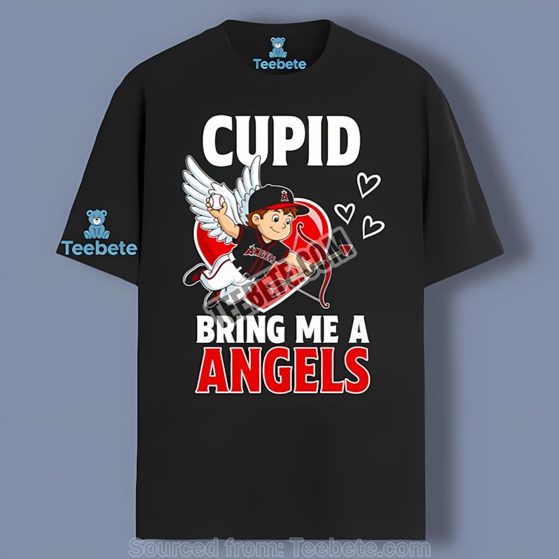 Los Angeles Angels Valentines Cupid Bring Me Angels Shirt Graphic