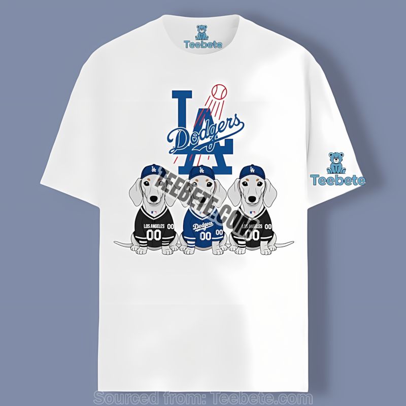Los Angeles Dodgers Dad A Sons Hero Daughters Love Regular Shirt