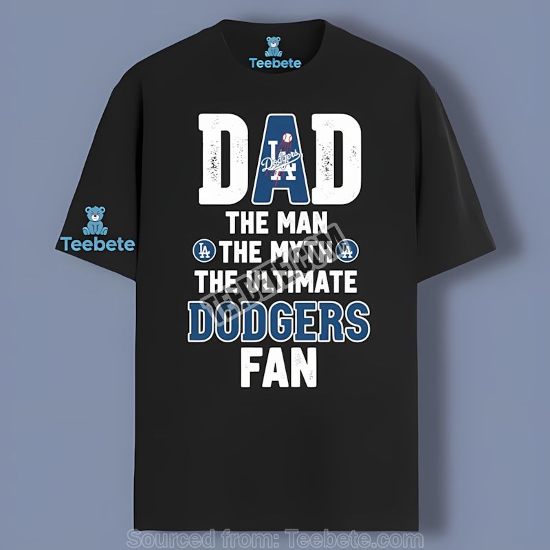 Los Angeles Dodgers Dad A Sons Hero Daughters Love Regular Shirt