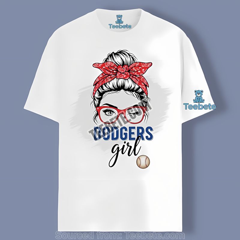 Los Angeles Dodgers Girl Sports Shirt For Fan