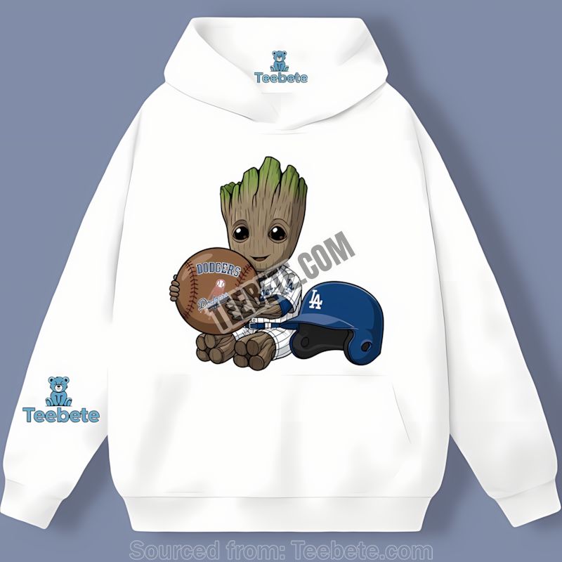 Los Angeles Dodgers Groot Baseball Classic Hoodie Los Angeles Dodgers Groot Baseball Classic Hoodie