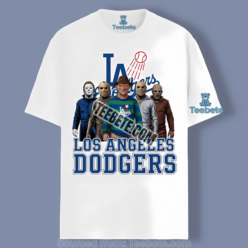 Los Angeles Dodgers Halloween Horror Killers Color Shirt
