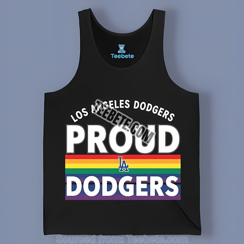 Los Angeles Dodgers Lgbt Pride Vintage Tanktop Los Angeles Dodgers Lgbt Pride Vintage Tanktop