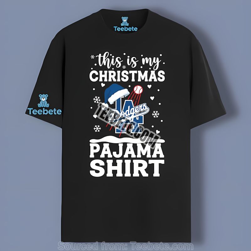 Los Angeles Dodgers My Christmas Pajama Sports Shirt
