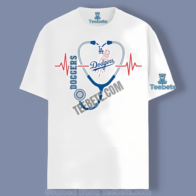 Los Angeles Dodgers Nurse Heartbeat Unisex Shirt