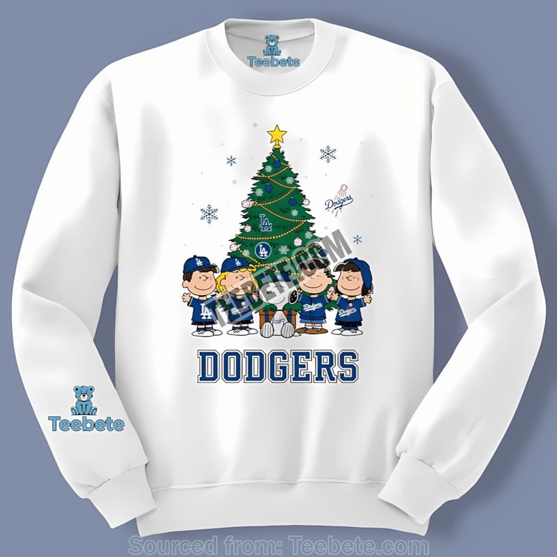 Los Angeles Dodgers Peanuts Christmas Trendy Long Sleeve Los Angeles Dodgers Peanuts Christmas Trendy Long Sleeve