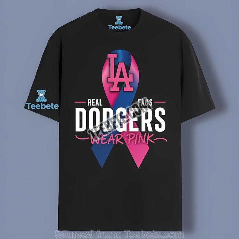 Los Angeles Dodgers Real Fans Wear Pink Classic Shirt