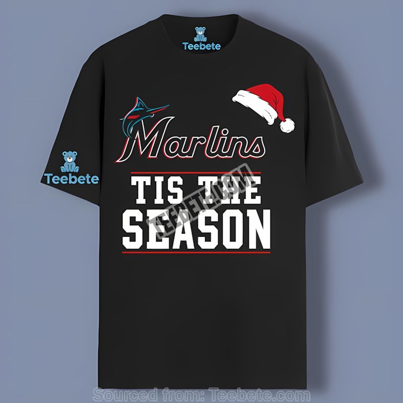 Miami Marlins Tis The Season Christmas Regular Shirt