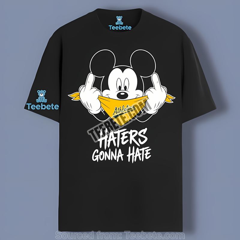 Mickey Baseball Bat Cartoon Oakland Athletics Regular Shirt Mickey Baseball Bat Cartoon Oakland Athletics Regular Shirt