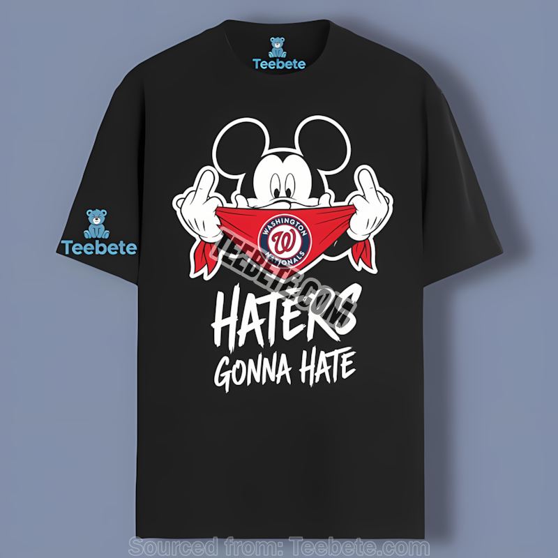 Mickey Haters Gonna Hate Washington Nationals Vintage Shirt