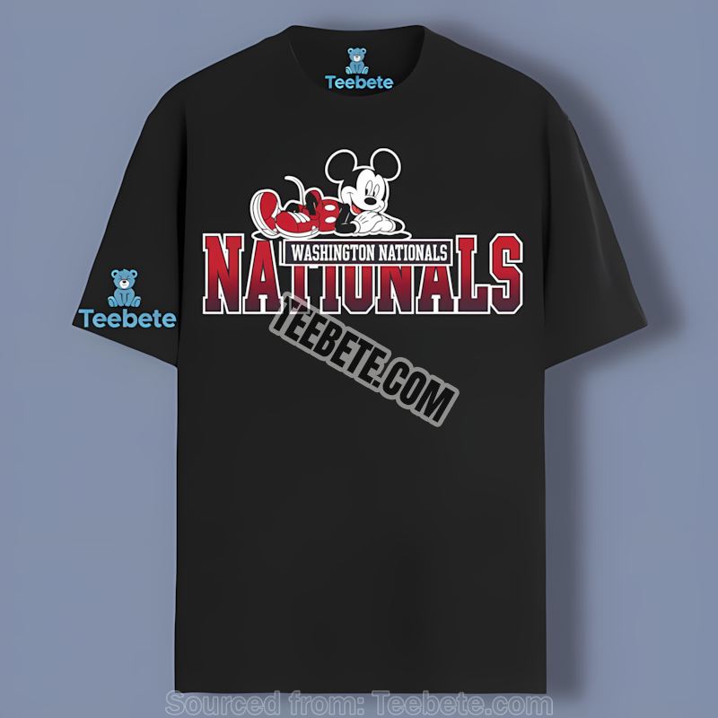 Mickey Mouse Relaxed Style Washington Nationals Vintage Shirt