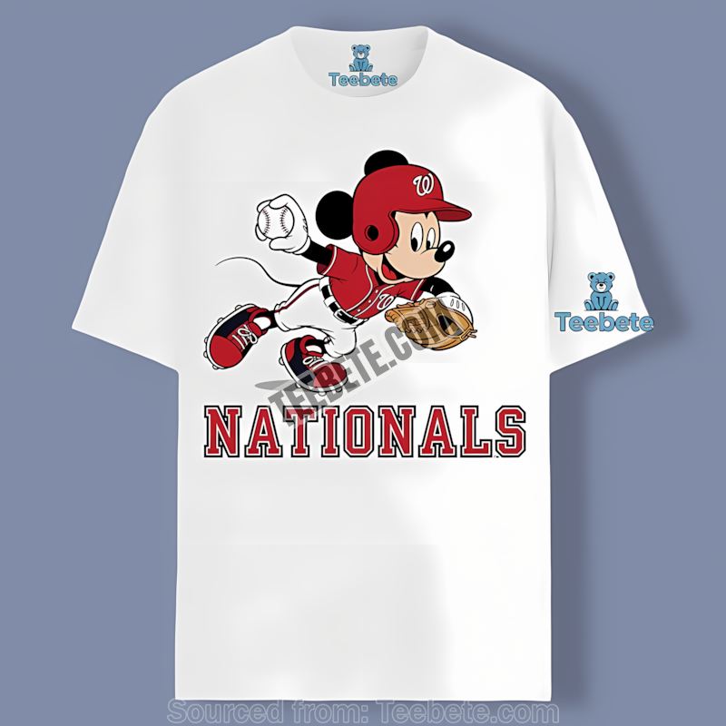 Mickey Quarterback Baseball Washington Nationals Unisex Shirt
