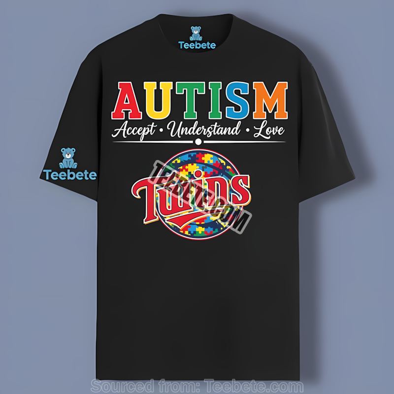 Minnesota Twins Autism Awareness Accept Understand Love Shirt