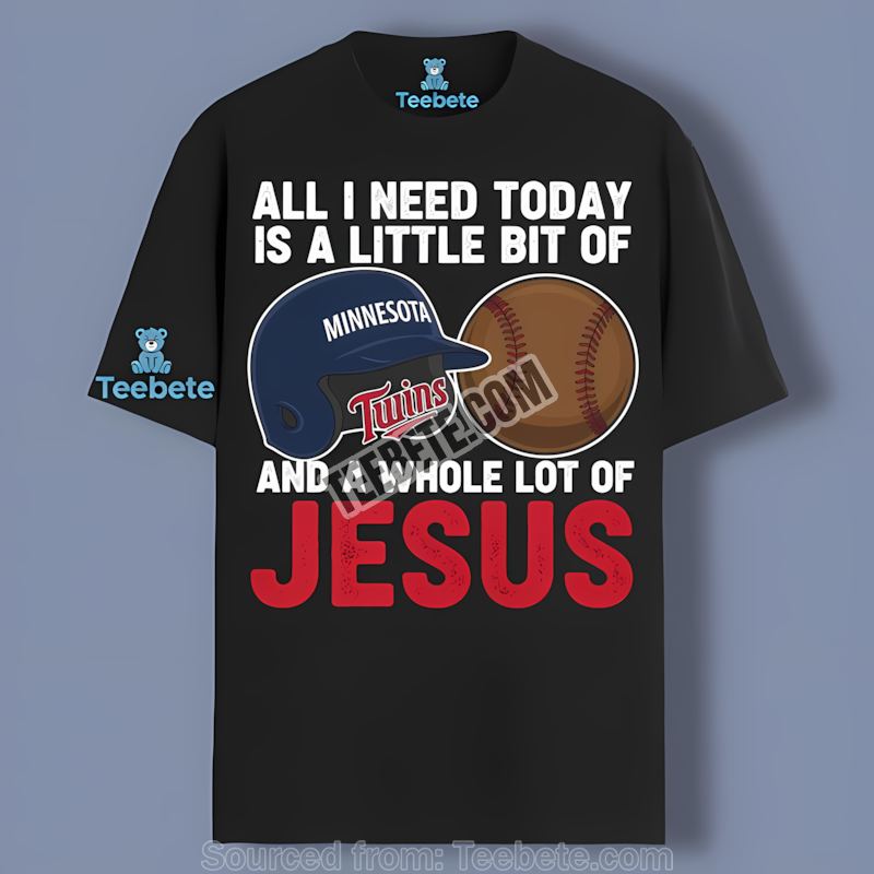 Minnesota Twins Baseball And Jesus Retro Shirt