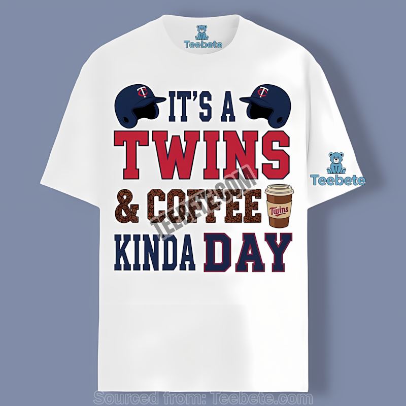 Minnesota Twins Coffee Kinda Day Trendy Shirt