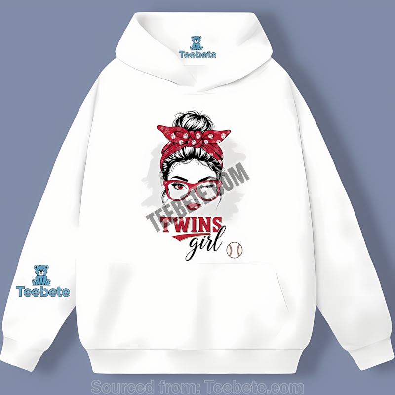 Minnesota Twins Girl Fan Sports Hoodie Minnesota Twins Girl Fan Sports Hoodie
