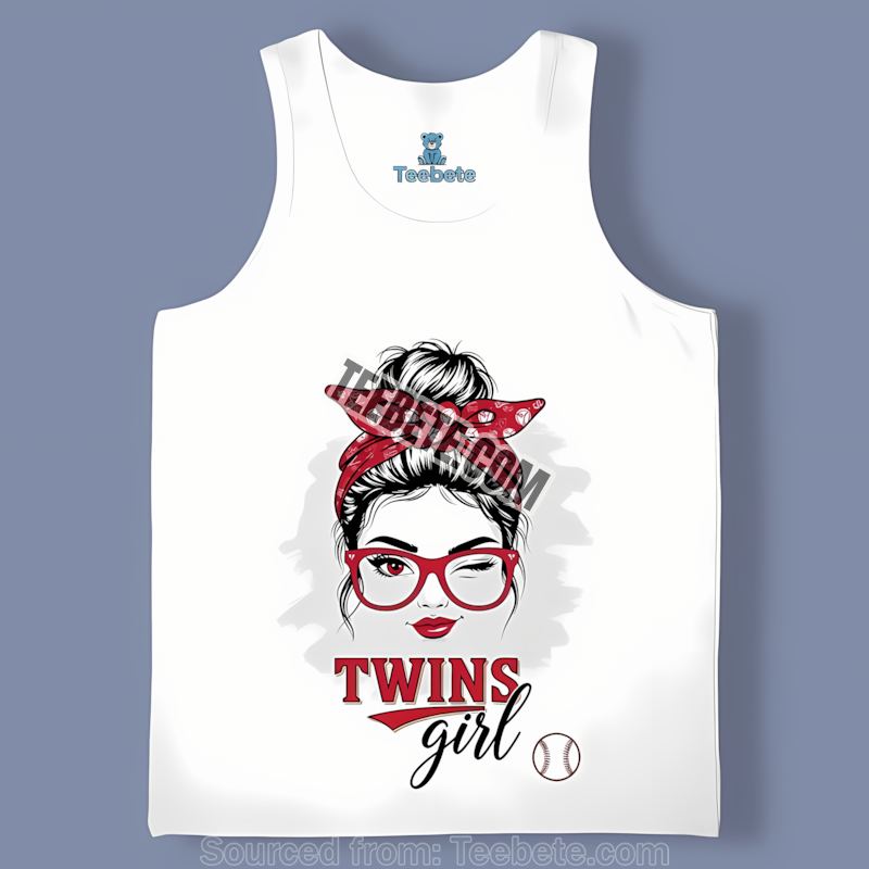 Minnesota Twins Girl Fan Sports Tanktop Minnesota Twins Girl Fan Sports Tanktop