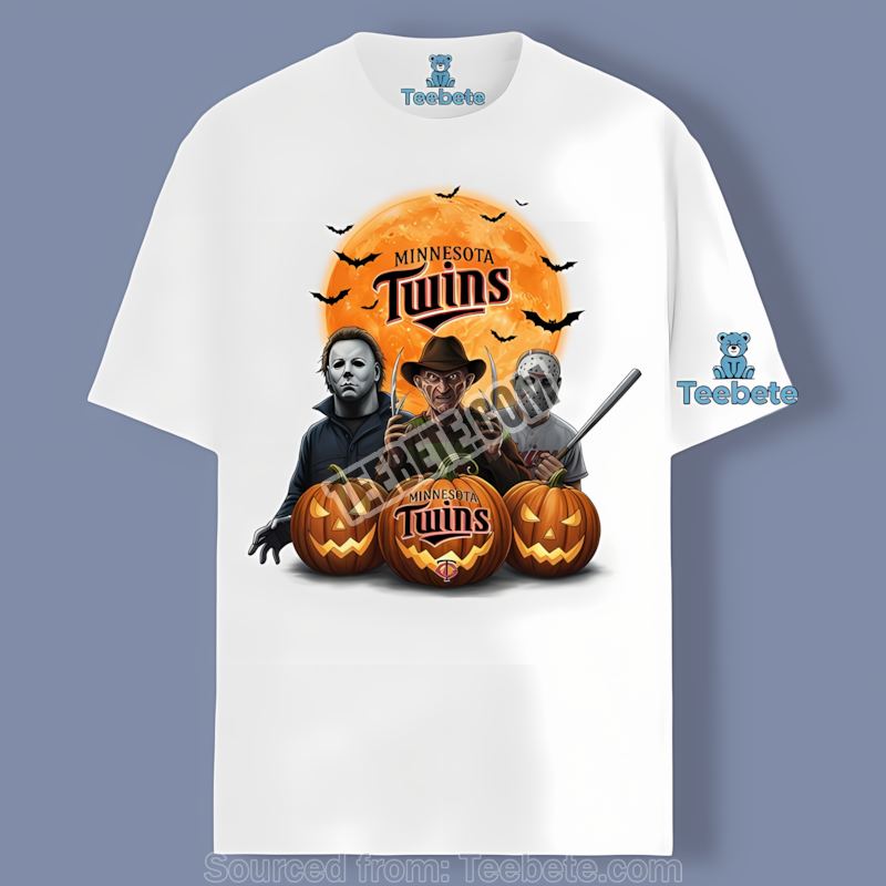 Minnesota Twins Halloween Jason Michael Freddy Krueger Shirt
