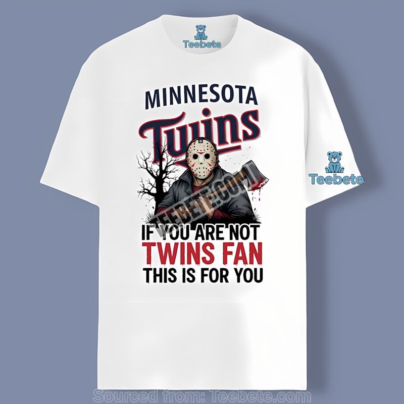 Minnesota Twins Halloween Jason Voorhees Regular Shirt