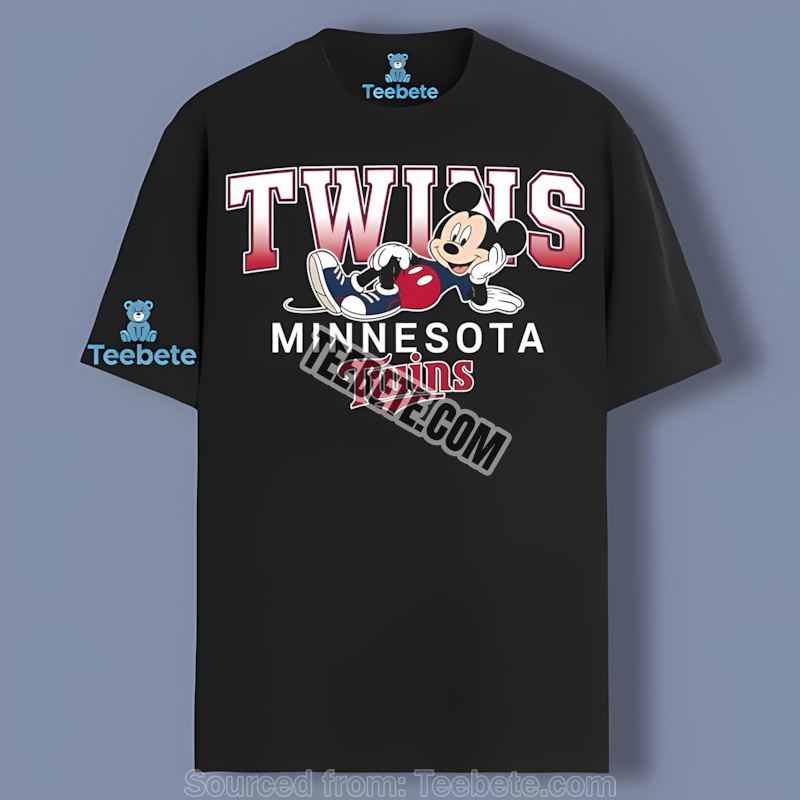 Minnesota Twins Mickey Mouse Relaxed Style Vintage Shirt